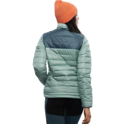 Hot Bergans Røros Box Down Light W Jacket - Misty Forest / Orion Blue