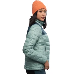 Hot Bergans Røros Box Down Light W Jacket - Misty Forest / Orion Blue