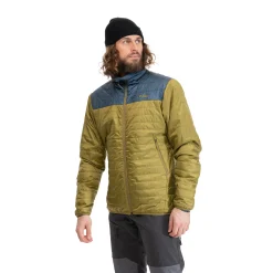 Hot Bergans Røros Light Insulated Jacket - Olive Green / Orion Blue