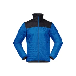 New Bergans Røros Light Insulated Jacket - Strong Blue / Solid Charcoal