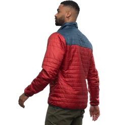 Clearance Bergans Røros Light Insulated Jacket - Red / Orion Blue