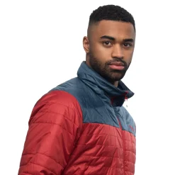 Clearance Bergans Røros Light Insulated Jacket - Red / Orion Blue