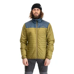 Clearance Bergans Røros Light Insulated Jacket - Olive Green / Orion Blue