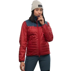 New Bergans Røros Light Insulated W Jacket - Red / Orion Blue