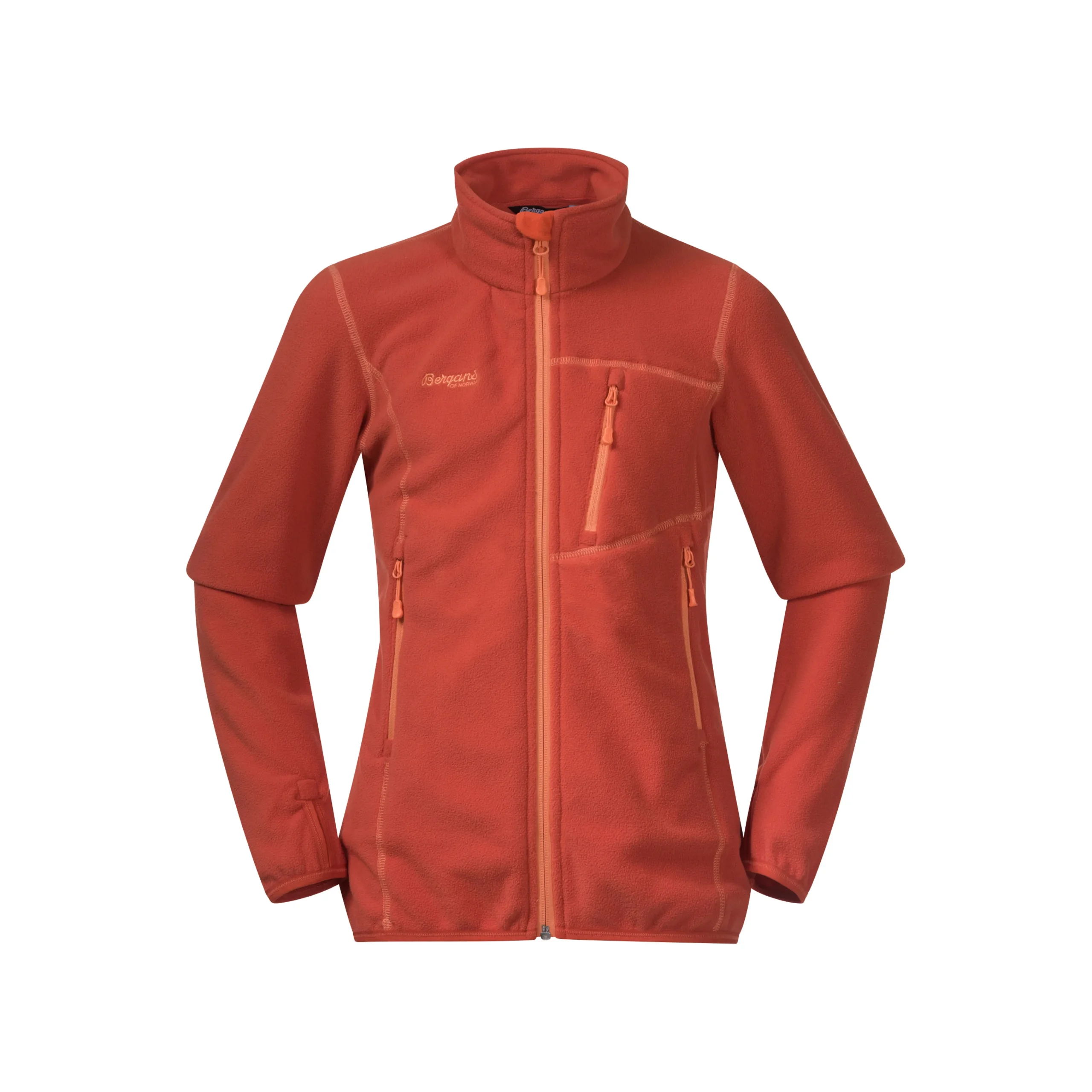 Store Bergans Runde Youth Girl Jacket - Brick