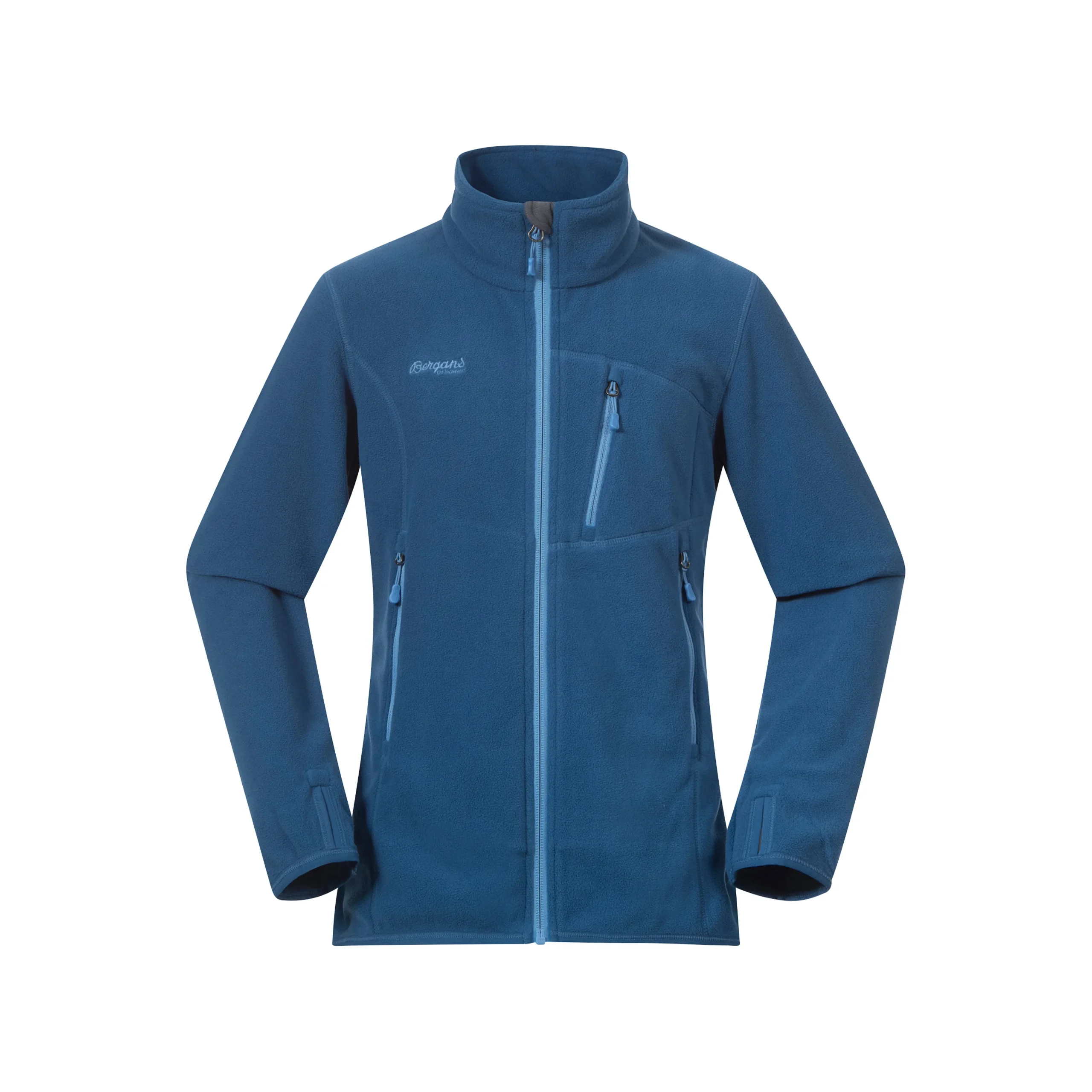 Online Bergans Runde Youth Girl Jacket - North Sea Blue