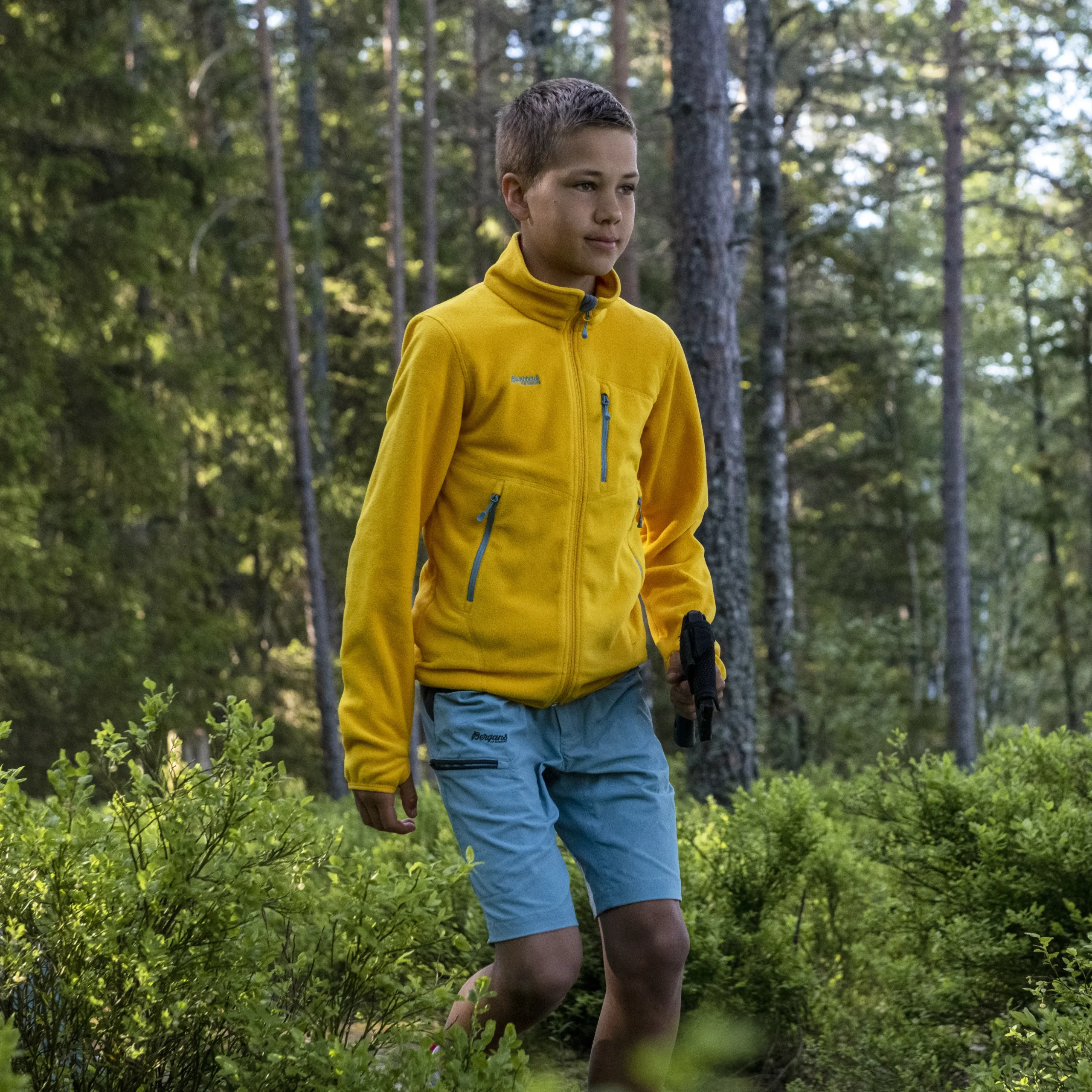 New Bergans Runde Youth Jacket - Light Golden Yellow