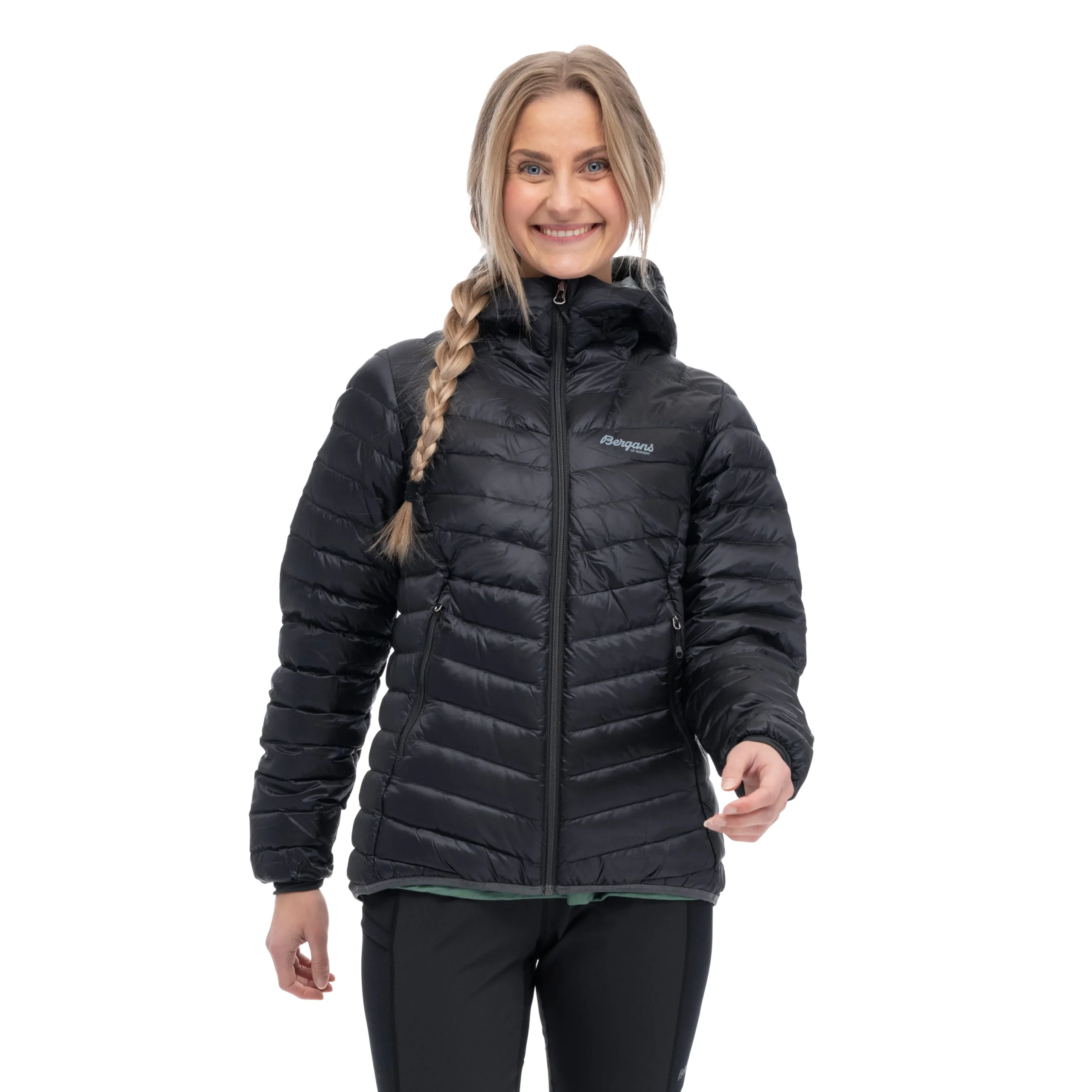 Online Bergans Senja Down Light W Jacket W/Hood - Dark Shadow Grey