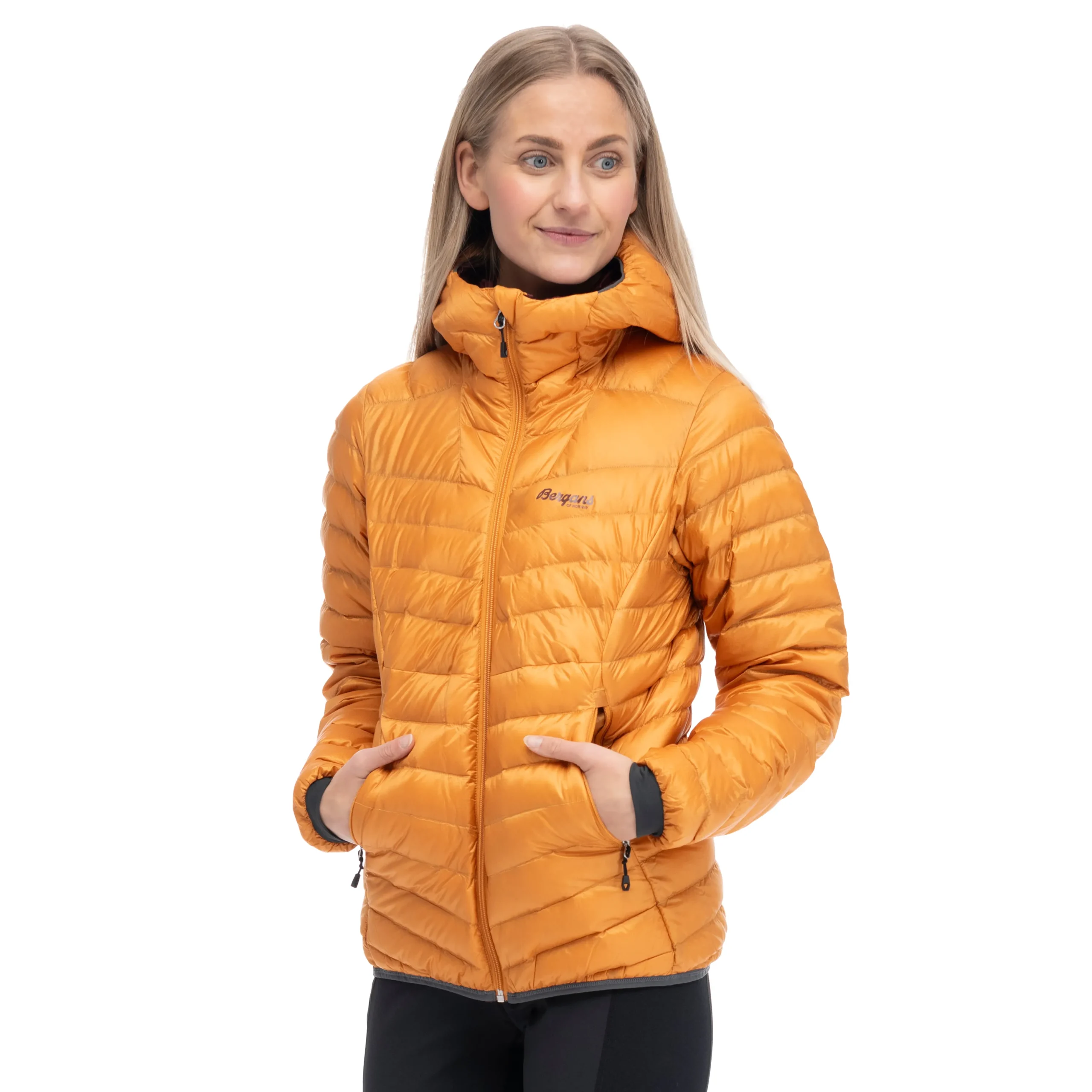 Hot Bergans Senja Down Light W Jacket W/Hood - Golden Field
