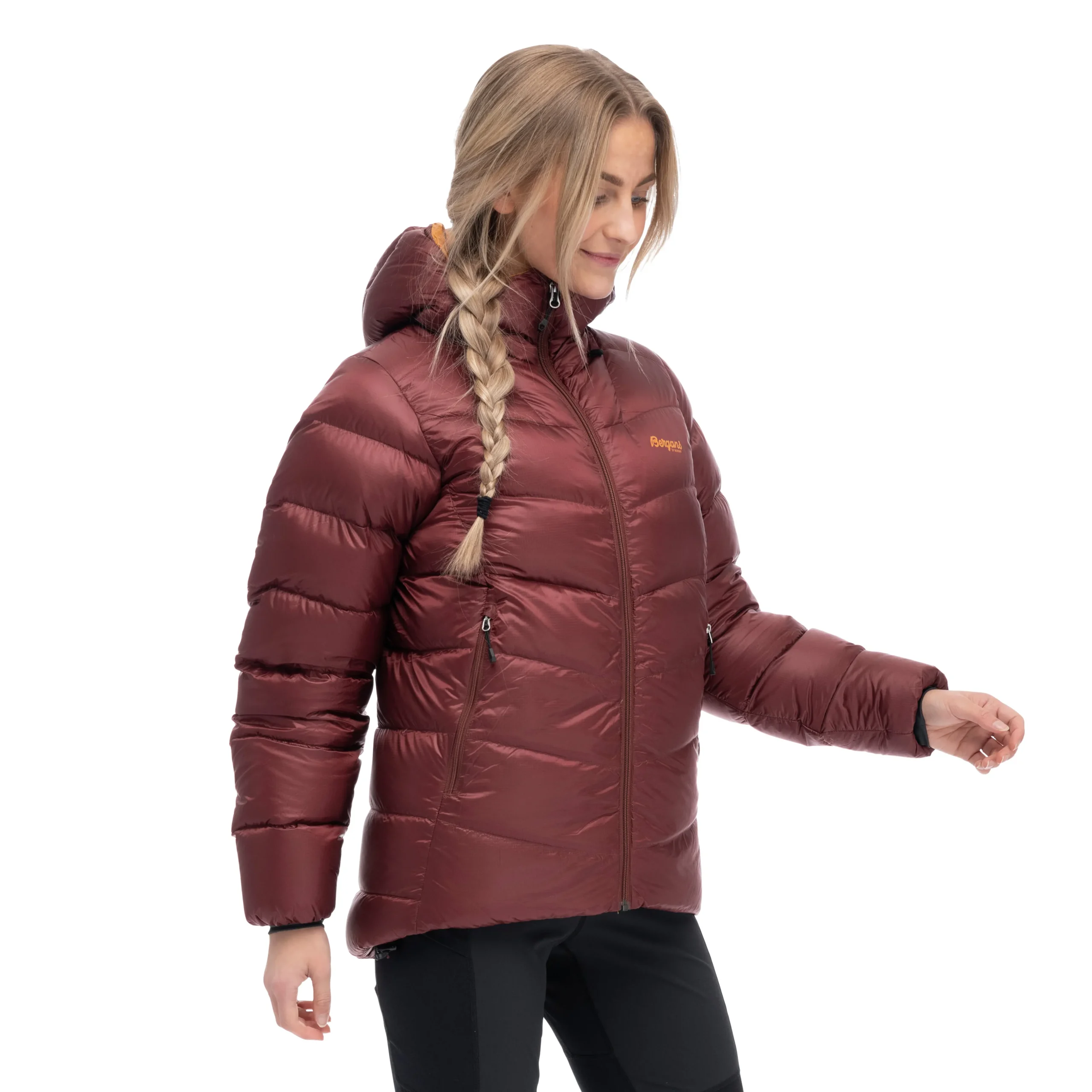 Store Bergans Senja Down W Jacket - Amarone Red