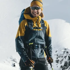 Best Bergans Senja 3L W Jacket - Orion Blue / Light Golden Yellow