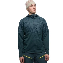 Best Bergans Senja Midlayer Hood Jacket - Orion Blue