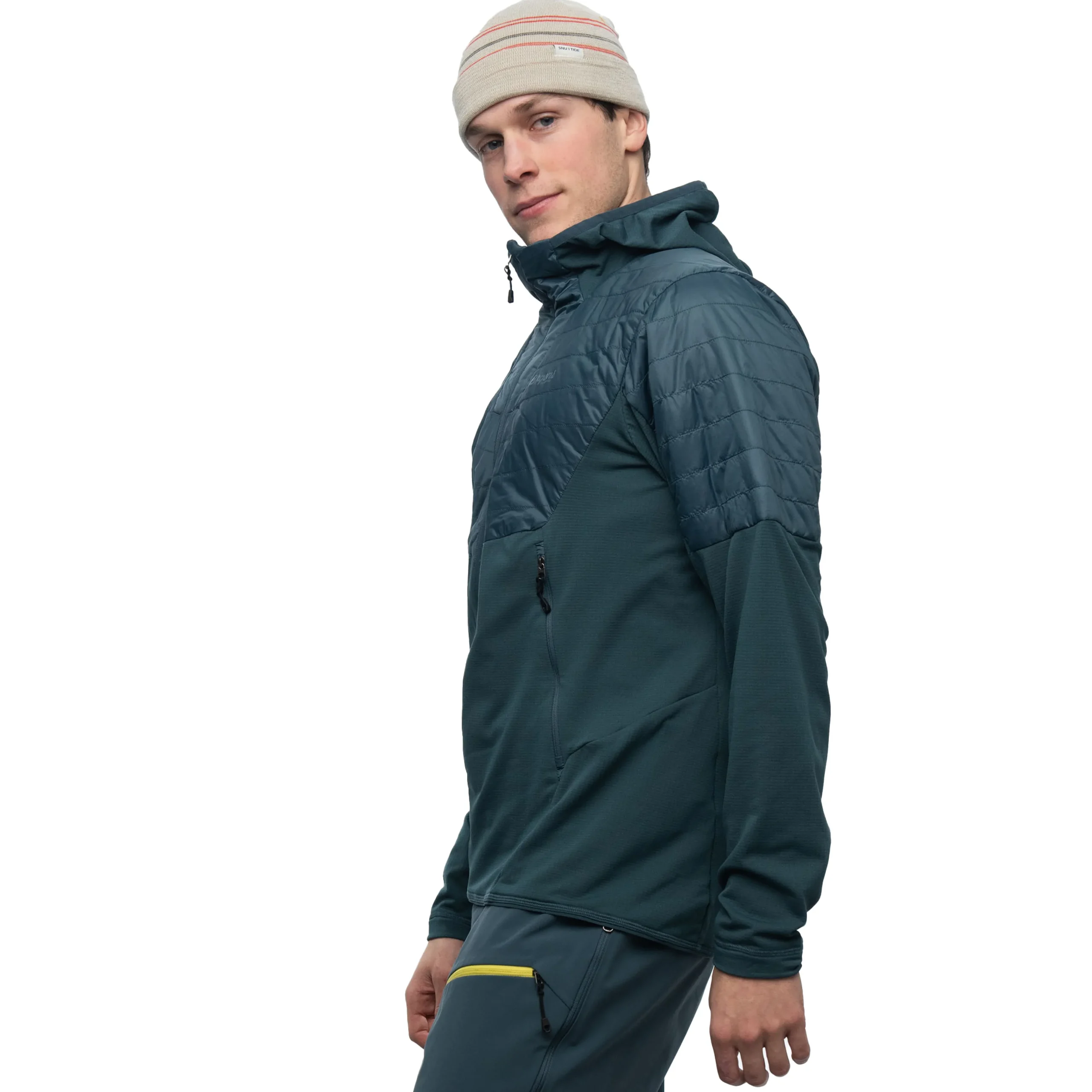 Best Bergans Senja Midlayer Hood Jacket - Orion Blue