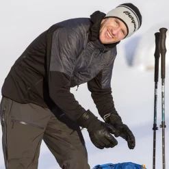 Sale Bergans Senja Midlayer Hood Jacket - Black