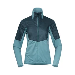 Best Sale Bergans Senja Midlayer W Jacket - Smoke Blue / Orion Blue