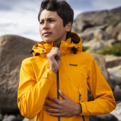 Sale Bergans Sjoa 3L Youth Jacket - Cloudberry Yellow