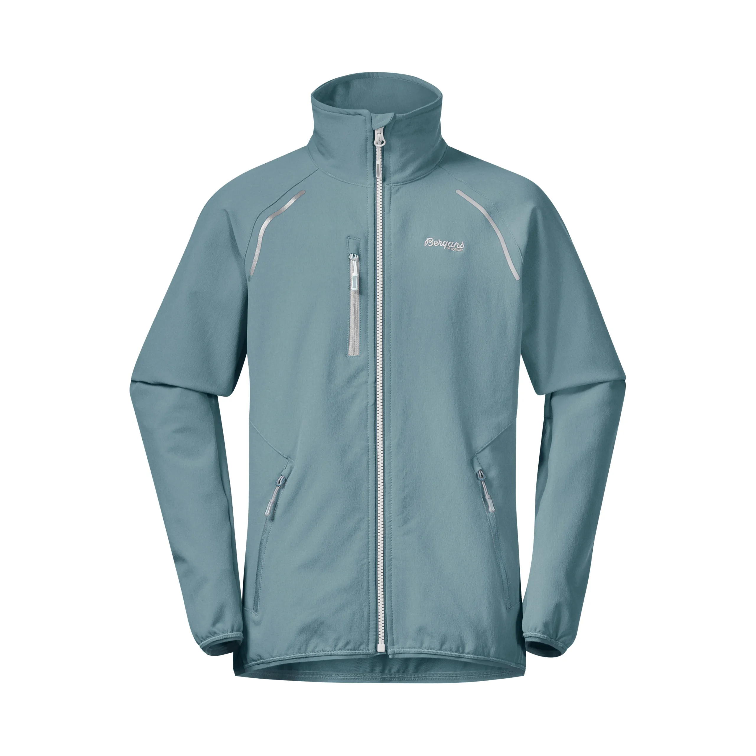 Best Sale Bergans Sjoa Light Softshell Youth Jacket - Smoke Blue
