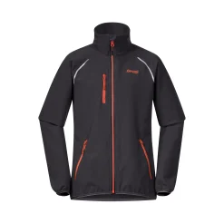 New Bergans Sjoa Light Softshell Youth Girl Jacket - Solid Charcoal