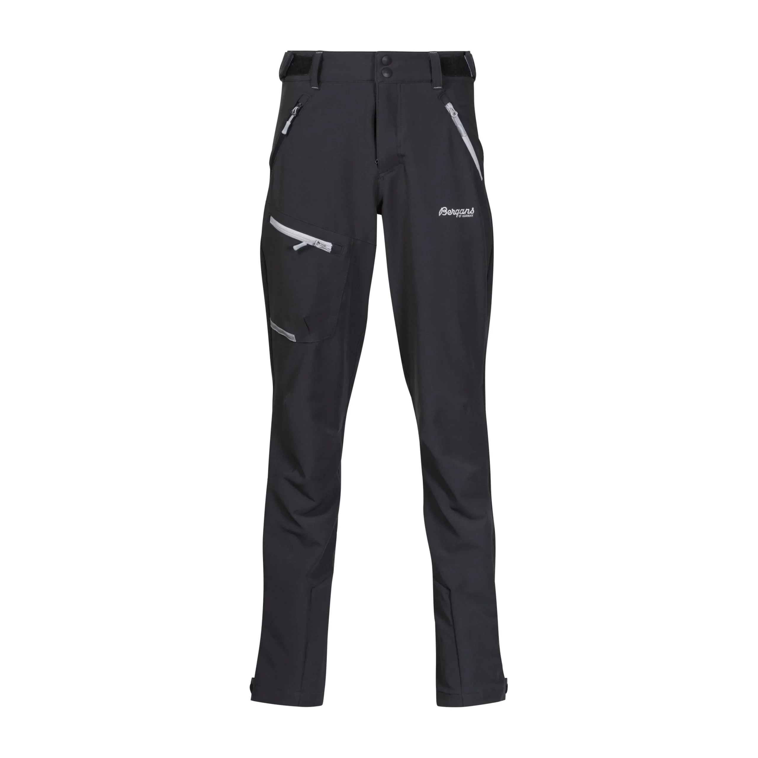 Clearance Bergans Sjoa Lt Softshell Youth Pants - Solid Charcoal