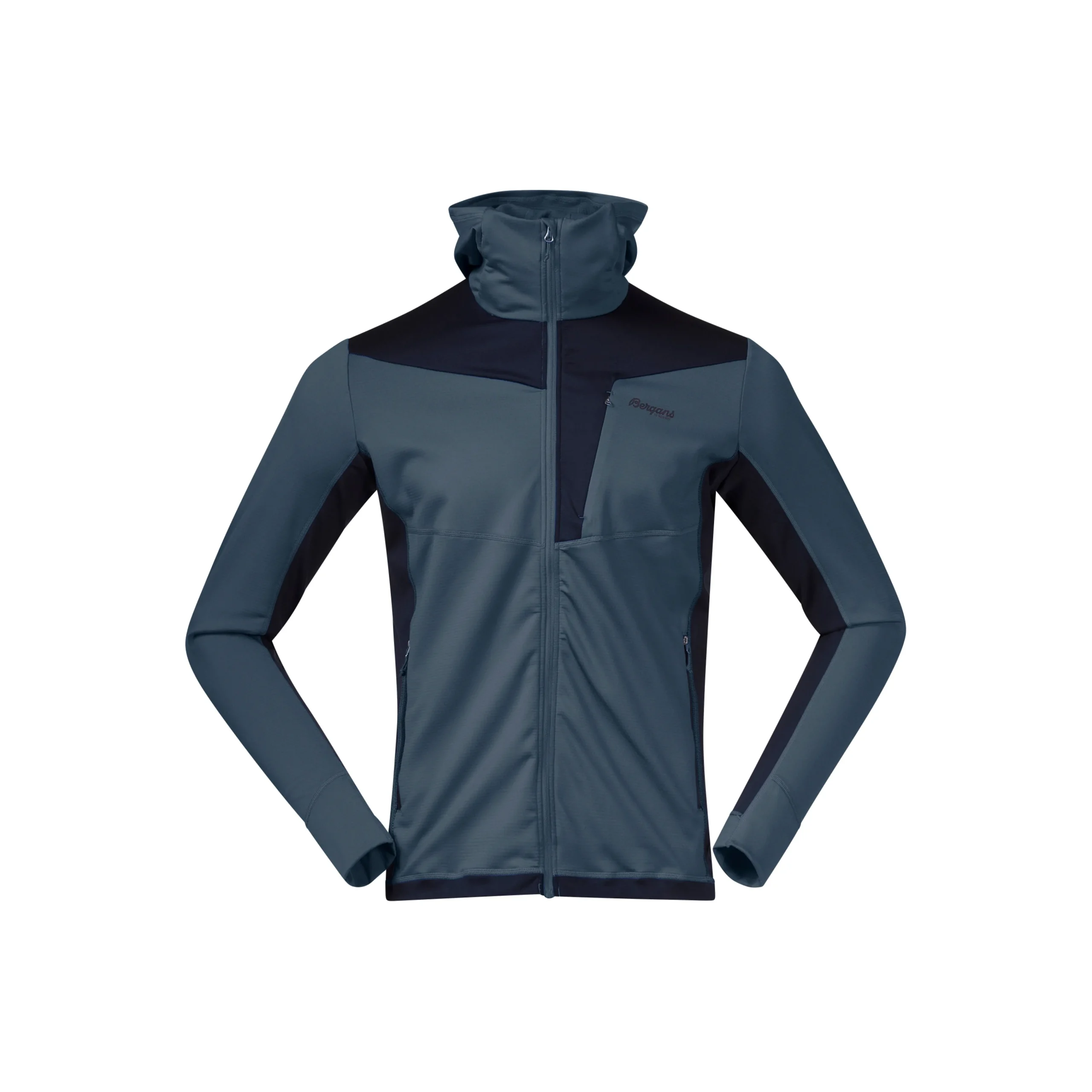 Store Bergans Skaland Hood Jacket - Orion Blue