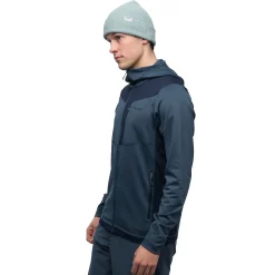 Store Bergans Skaland Hood Jacket - Orion Blue