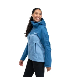 Sale Bergans Skar Light 3L Shell Jacket Women - Pacific Blue / North Sea Blue