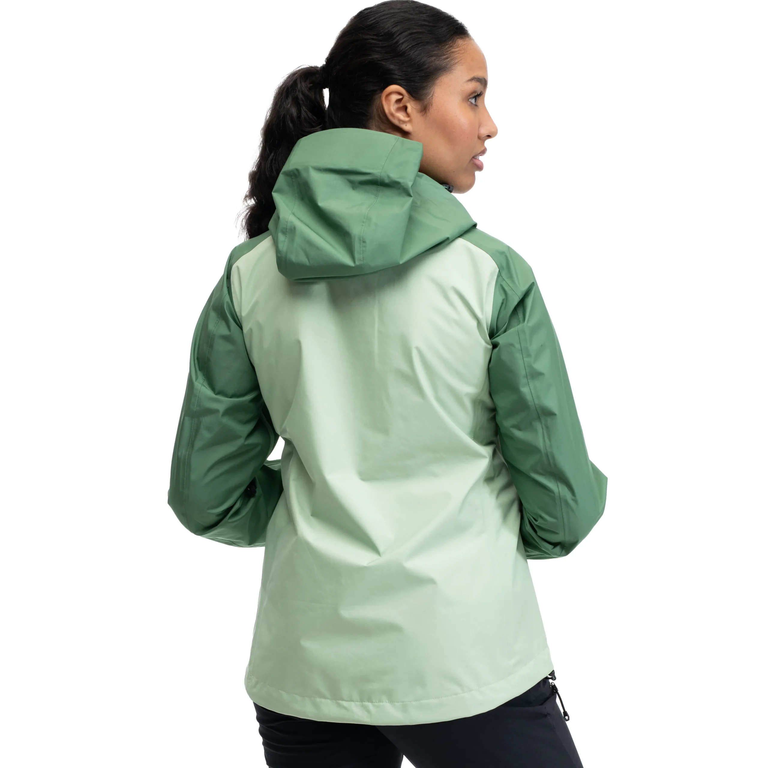 Flash Sale Bergans Skar Light 3L Shell Jacket Women - Light Jade Green / Dark Jade Green
