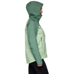 Flash Sale Bergans Skar Light 3L Shell Jacket Women - Light Jade Green / Dark Jade Green