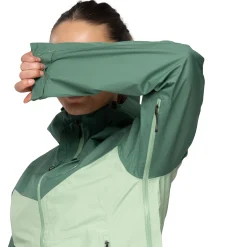 Flash Sale Bergans Skar Light 3L Shell Jacket Women - Light Jade Green / Dark Jade Green