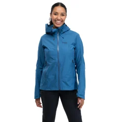 Clearance Bergans Skar Light 3L Shell Jacket Women - North Sea Blue