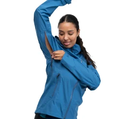 Clearance Bergans Skar Light 3L Shell Jacket Women - North Sea Blue