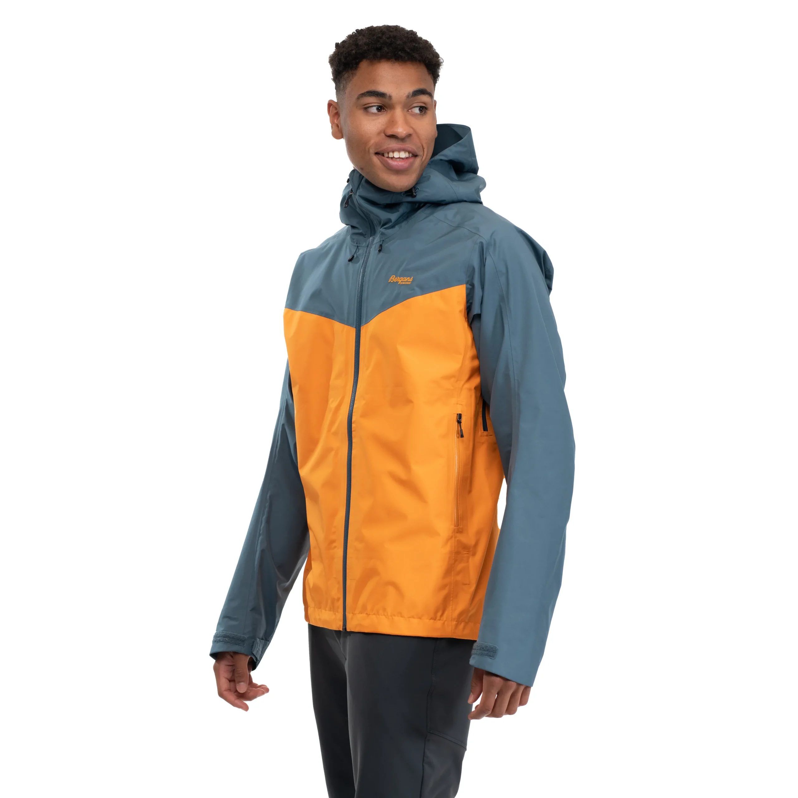 Best Bergans Skar Light 3L Shell Jacket Men - Cloudberry Yellow / Orion Blue