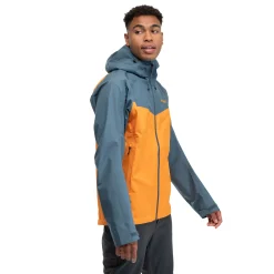 Best Bergans Skar Light 3L Shell Jacket Men - Cloudberry Yellow / Orion Blue