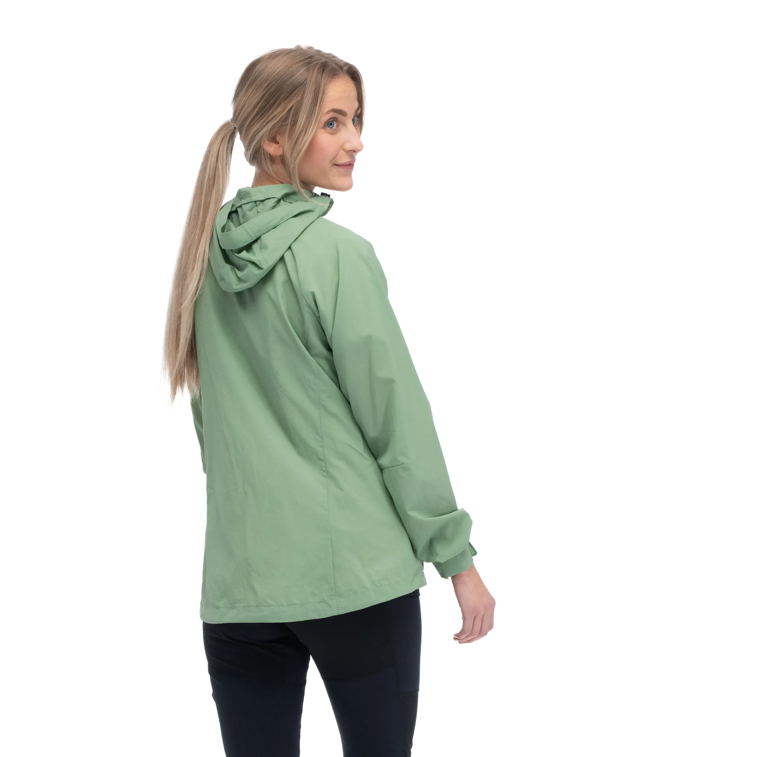 Shop Bergans Skar Light Windbreaker Jacket Women - Jade Green