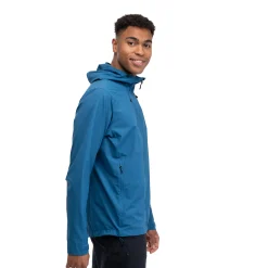 New Bergans Skar Light Windbreaker Jacket Men - North Sea Blue