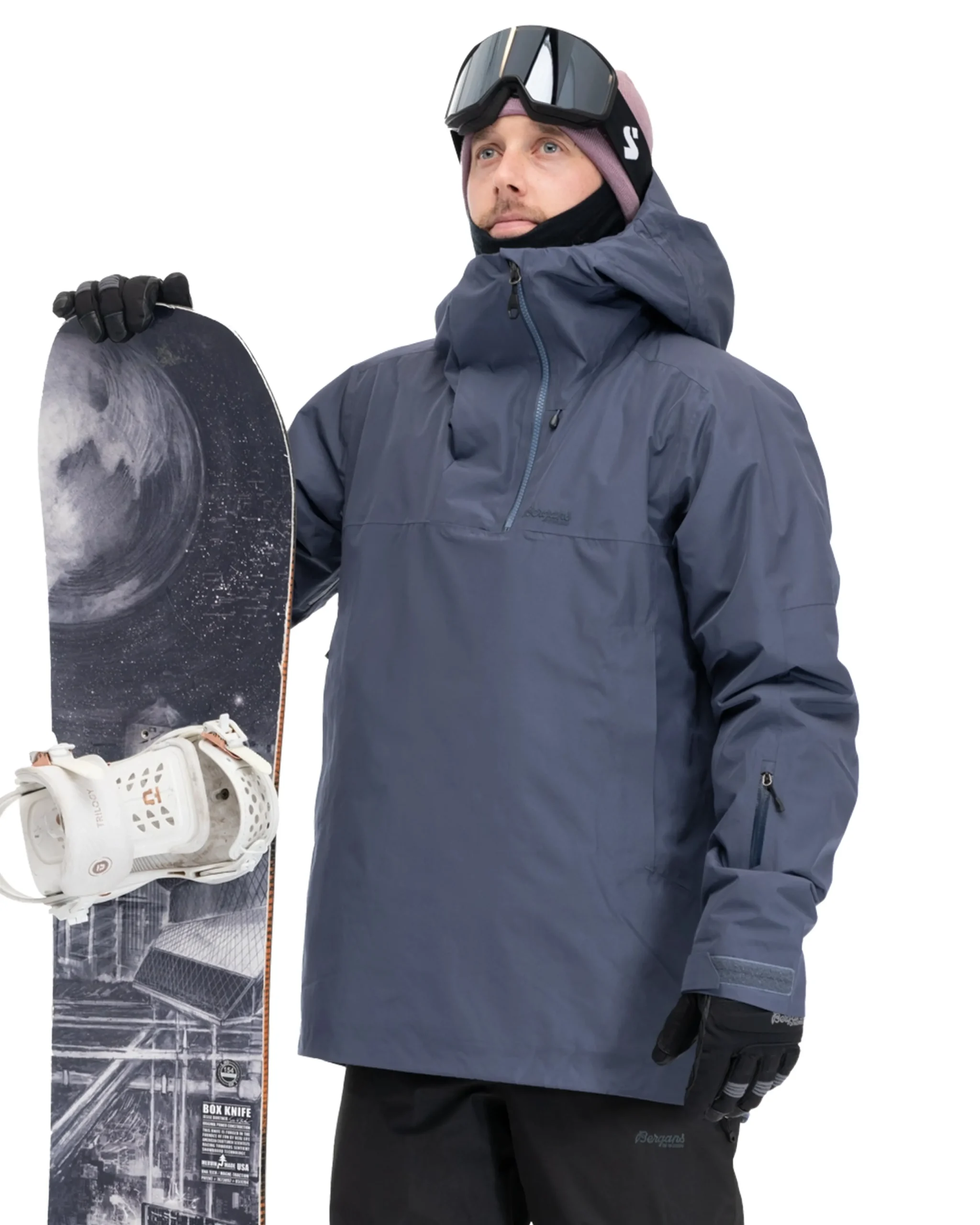 Fashion Bergans Stranda V2 Insulated Anorak - Ebony Blue