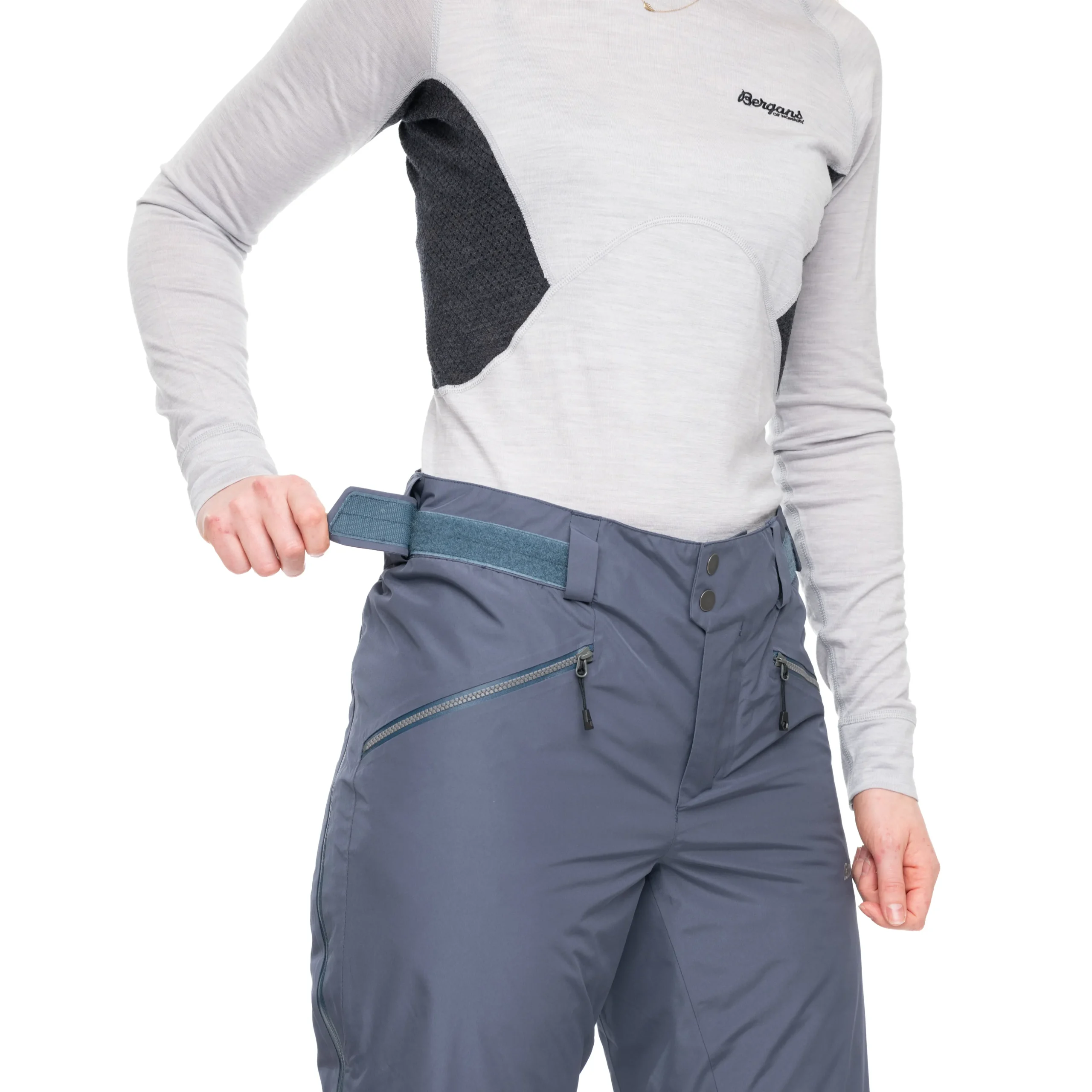 Store Bergans Stranda V2 Insulated W Pants - Ebony Blue