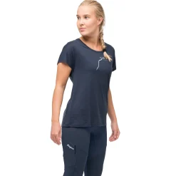 Store Bergans Tind Altitude Merino Tee Women - Navy Blue