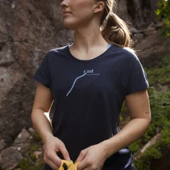 Store Bergans Tind Altitude Merino Tee Women - Navy Blue