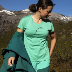 Best Bergans Tind Altitude Merino Tee Women - Light Malachite Green
