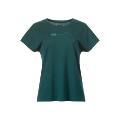 Best Bergans Tind Crux Merino Tee Women - Malachite Green / Light Malachite Green Moon Peak