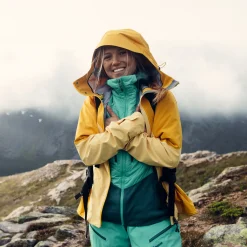 Hot Bergans Tind 3L Shell Jacket Women - Buttercup Yellow / Marigold Yellow