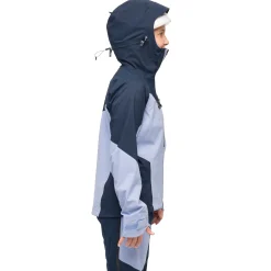 Hot Bergans Tind 3L Shell Jacket Women - Blueberry Milk / Navy Blue