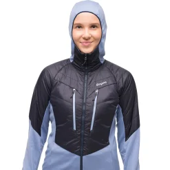 Discount Bergans Tind Light Insulated Jacket Women - Navy Blue / Blueberry Milk