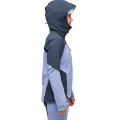 Online Bergans Tind Softshell Jacket Women - Blueberry Milk / Navy Blue