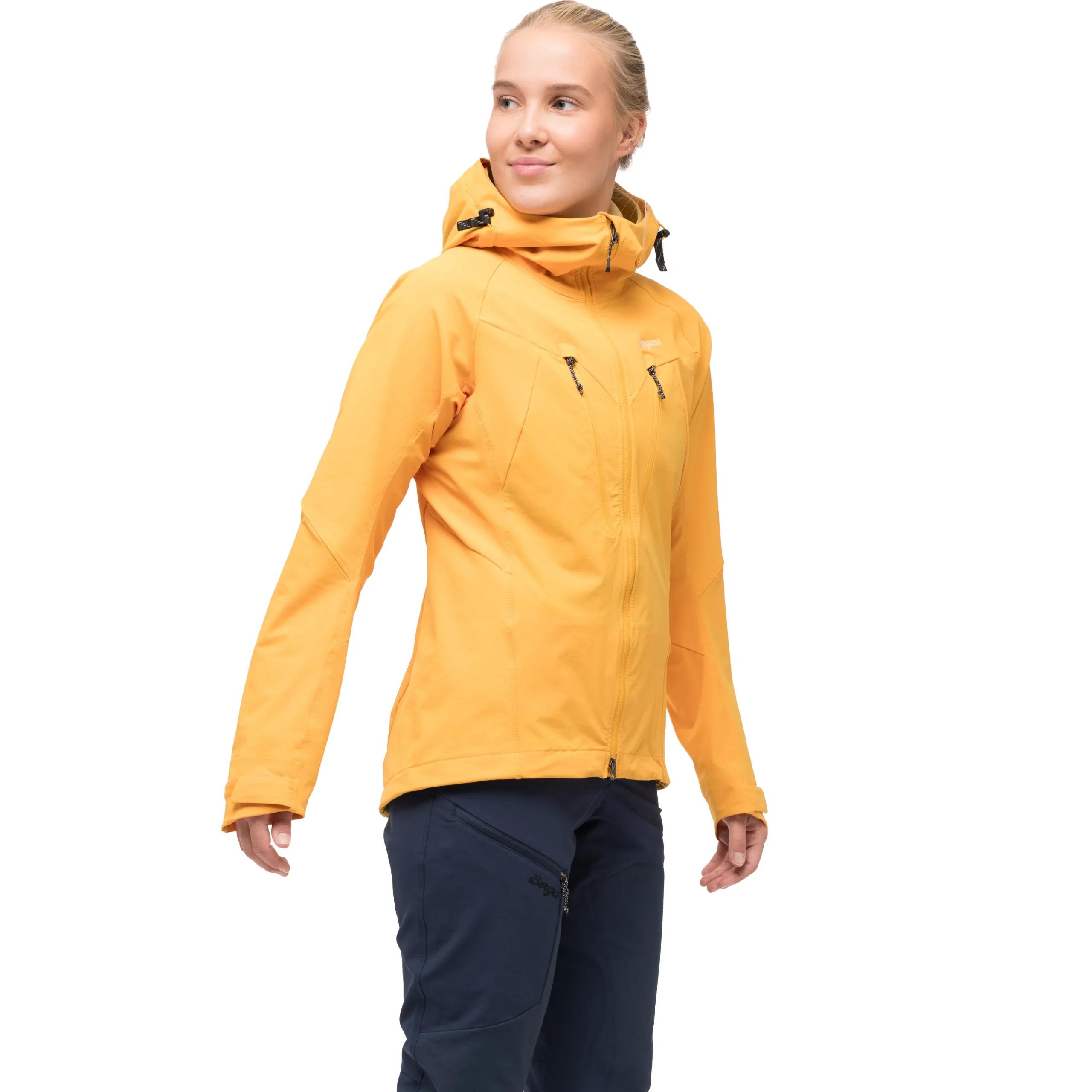 Store Bergans Tind Softshell Jacket Women - Marigold Yellow