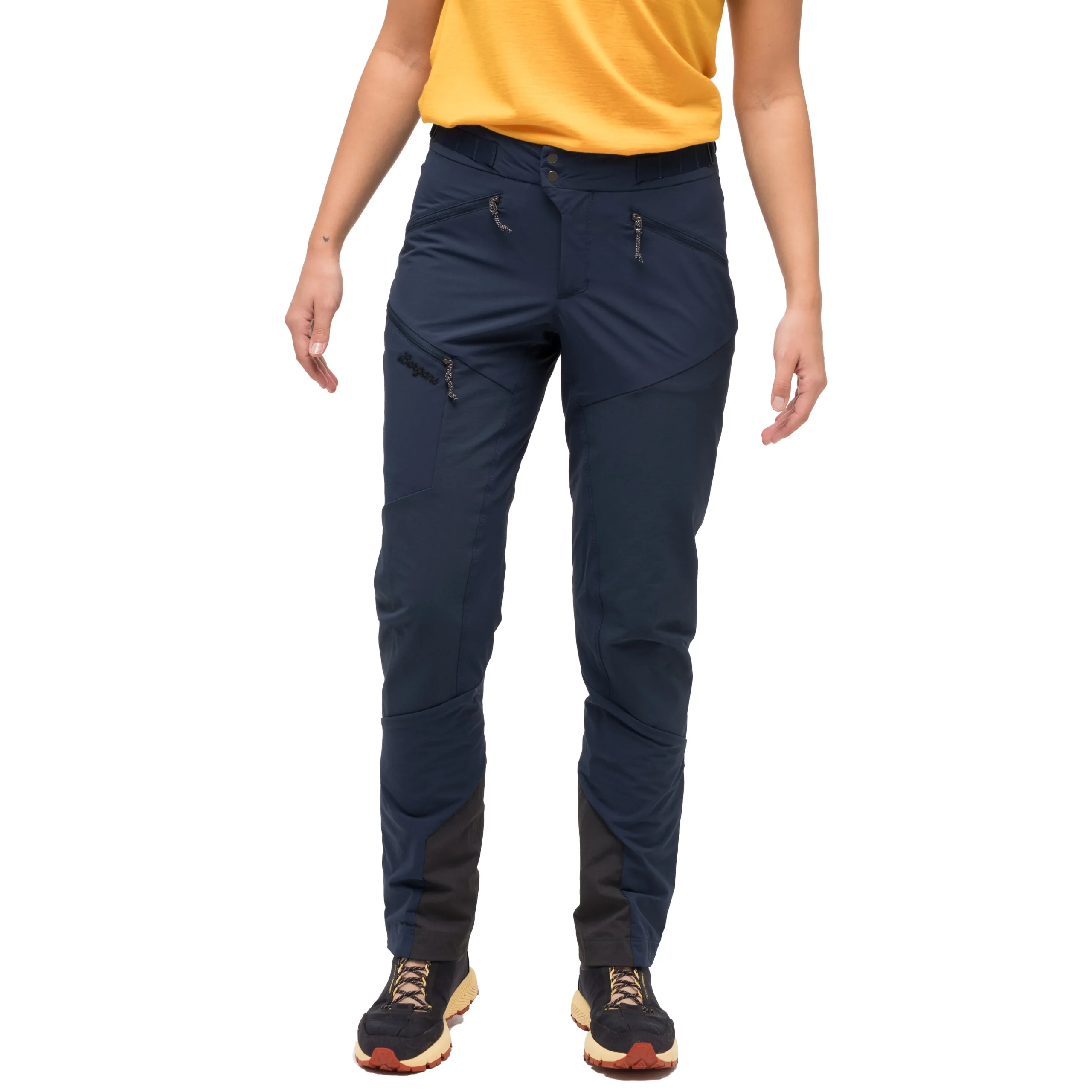 Shop Bergans Tind Softshell Pants Women - Navy Blue