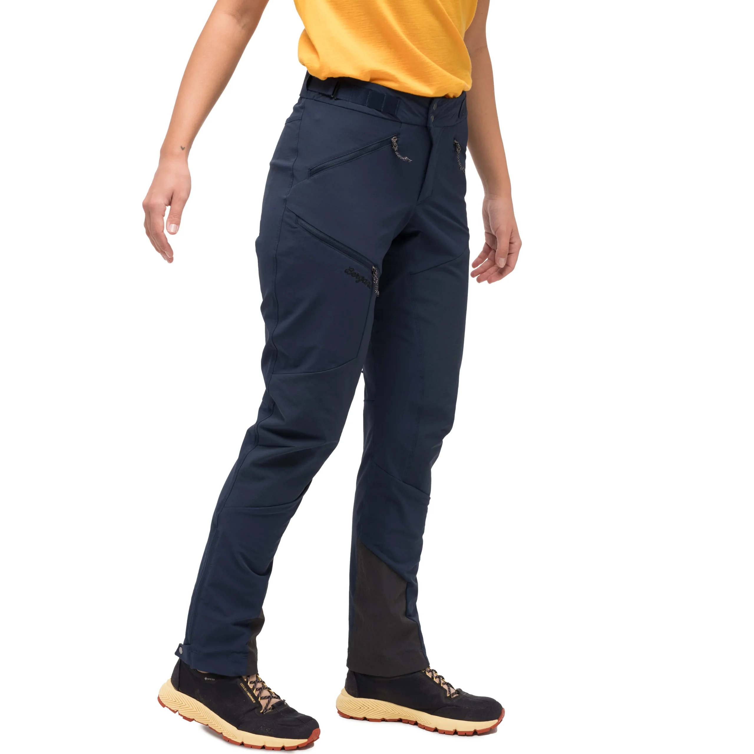 Shop Bergans Tind Softshell Pants Women - Navy Blue