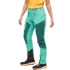 Flash Sale Bergans Tind Softshell Pants Women - Light Malachite Green / Malachite Green