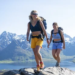 Outlet Bergans Tind Softshell Shorts Women - Marigold Yellow